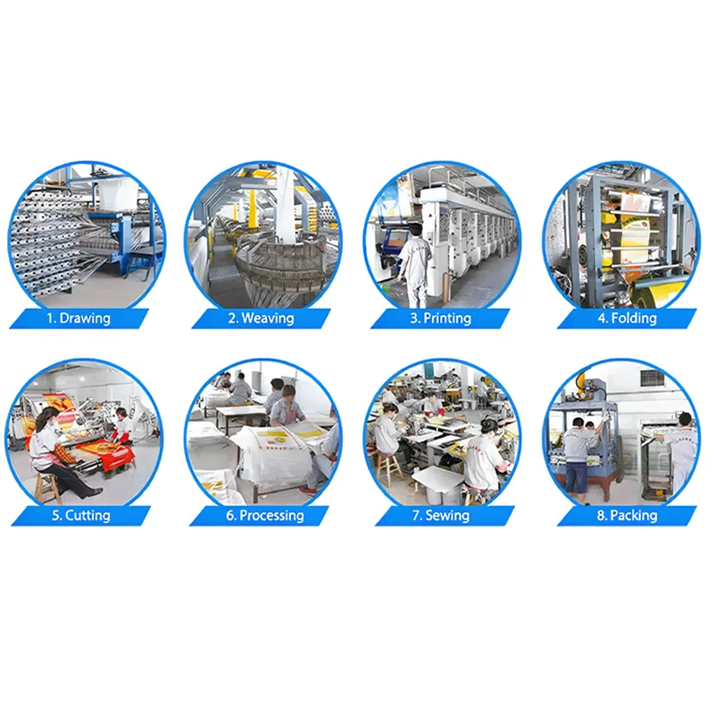 Food grade bag production line inside the UnisunPack factory