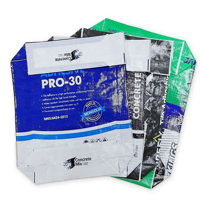 Construction material bag produced by UnisunPack for export customers