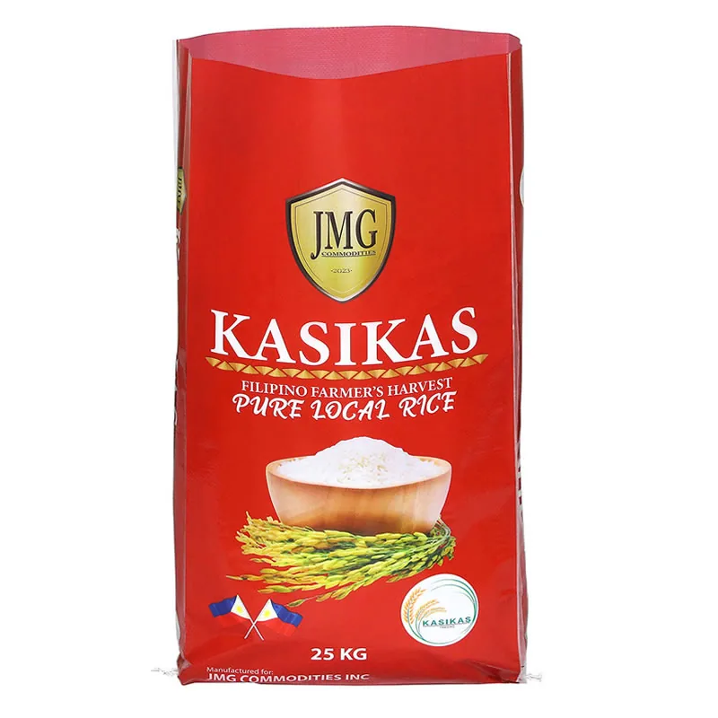 Rice bag produced by UnisunPack for export customers